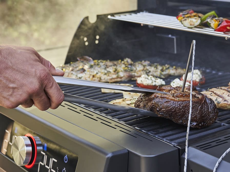 Grillriste af porcelænsemaljeret støbejern